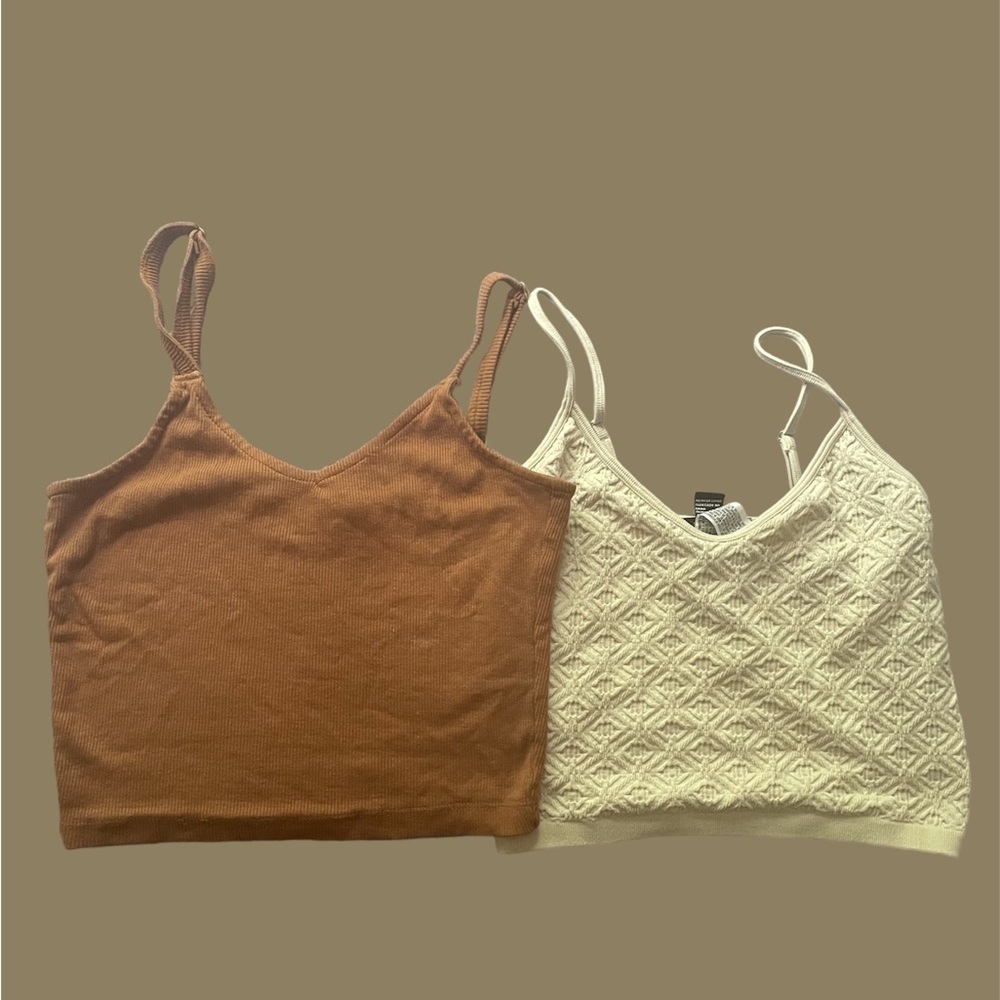 2 Neutral Cami Tops